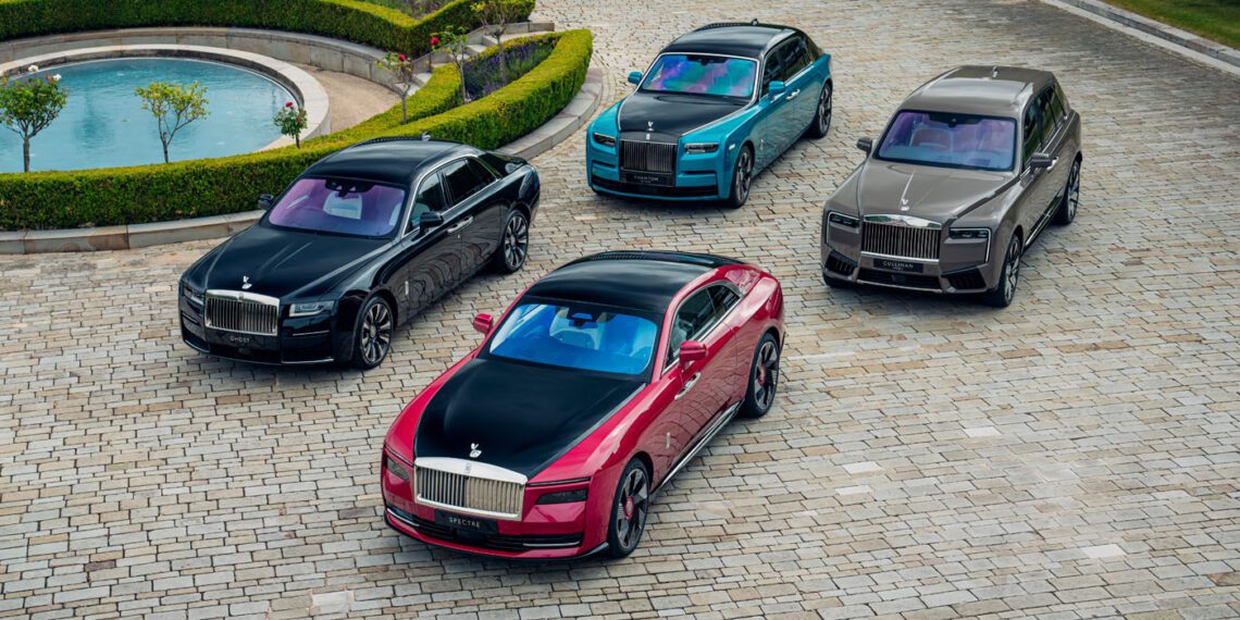 Rolls-Royce apresenta modelos personalizados em festival inglês