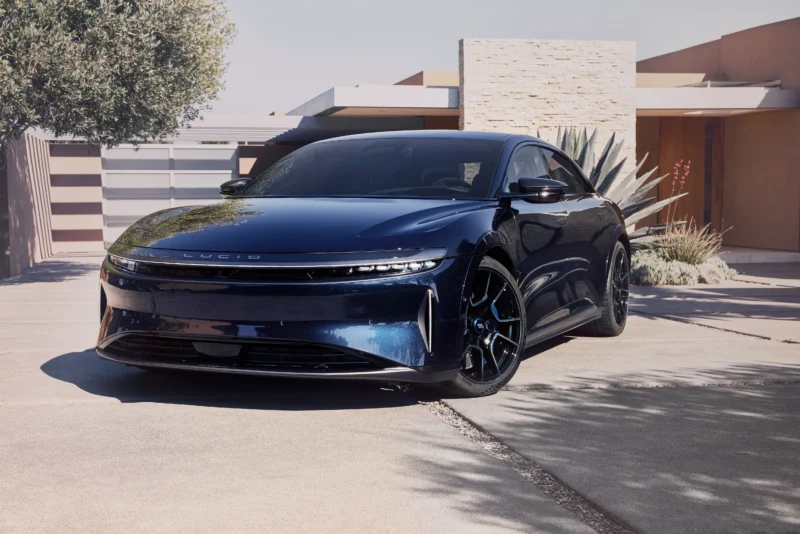 lucid air sapphire 3qtr frnt srgb epk