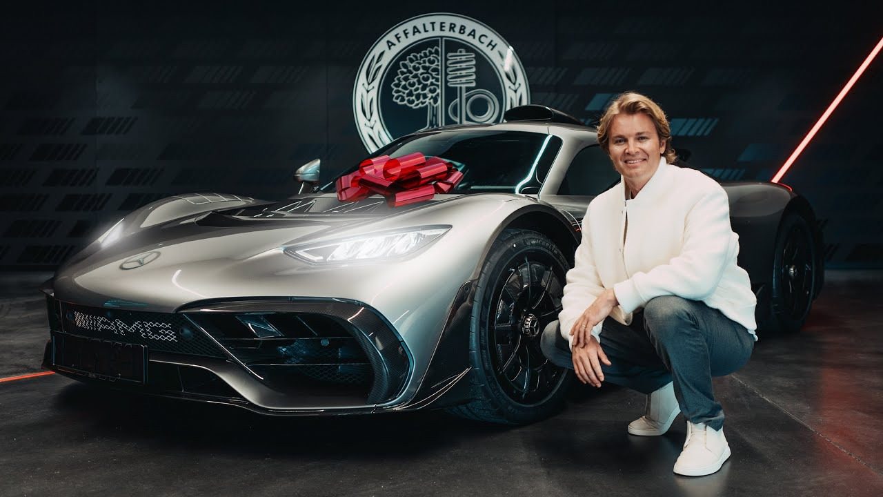 Watch Nico Rosberg Take Delivery Of His Bespoke New Mercedes-AMG