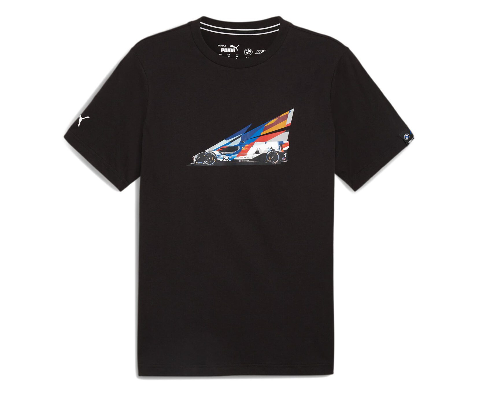 Camiseta con gráfico de coche para hombre BMW M Motorsport