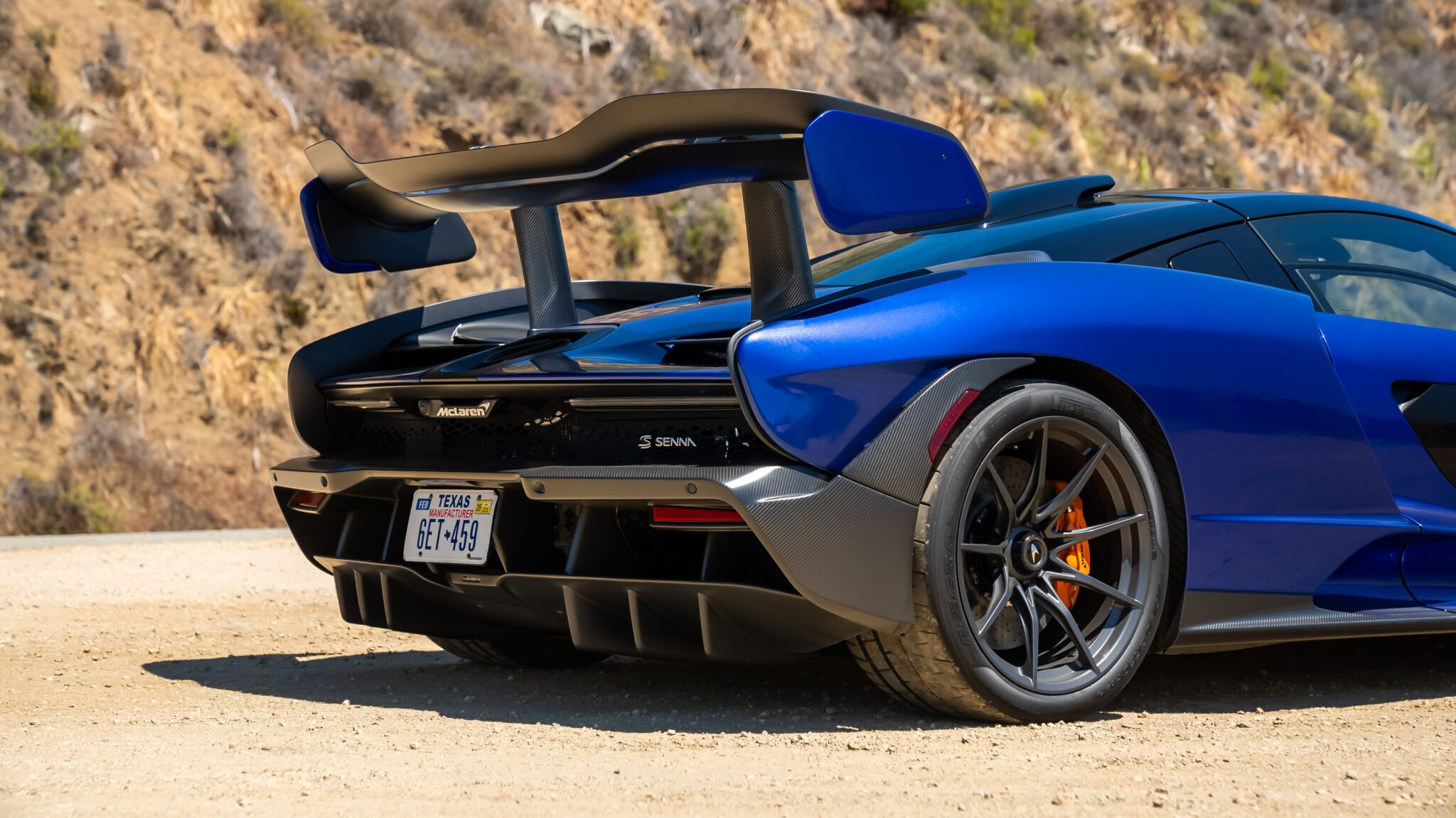 An image of a McLaren Senna parked outdoors.