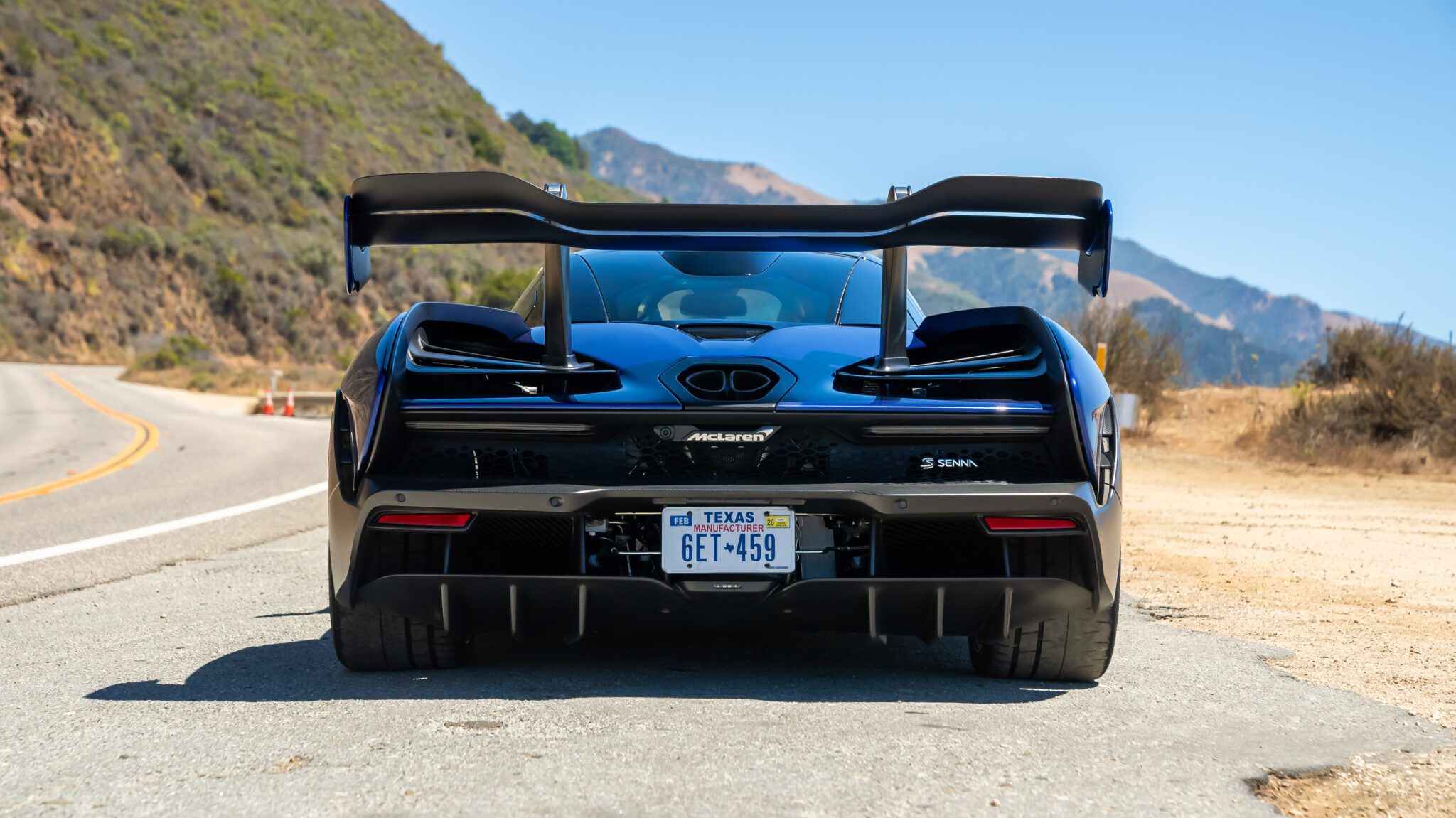 An image of a McLaren Senna parked outdoors.