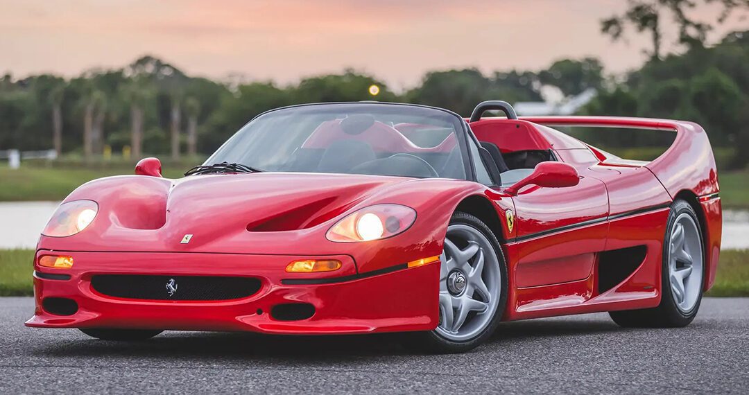 RM Sotheby s 5.5M Ferrari F50 Sale At Monterey Sets A New World Record