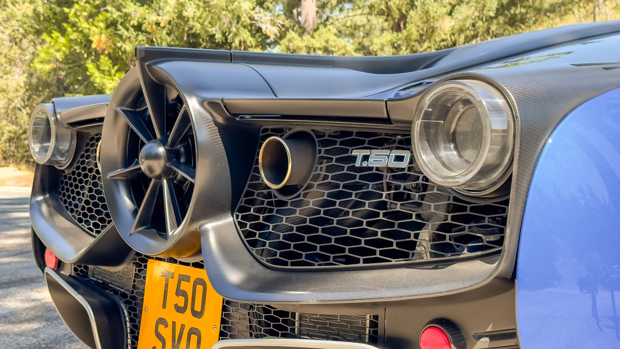 A close-up shot of a car's rear.