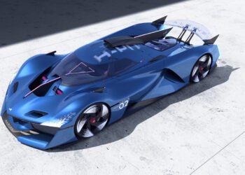 Alpine presents Alpenglow HY6 with the brand's first 6 cylinder hydrogen engine