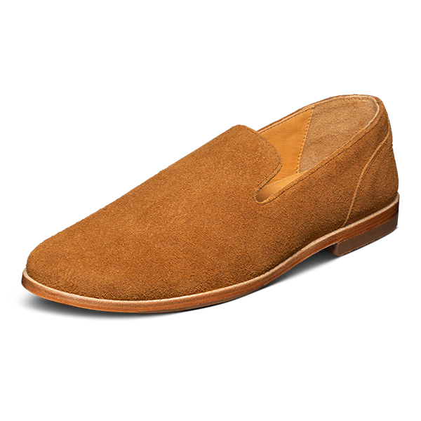 Enjoy the biggest savings on a brown suede loafer with a flat sole and slip-on design, perfect for adding style to your collection.