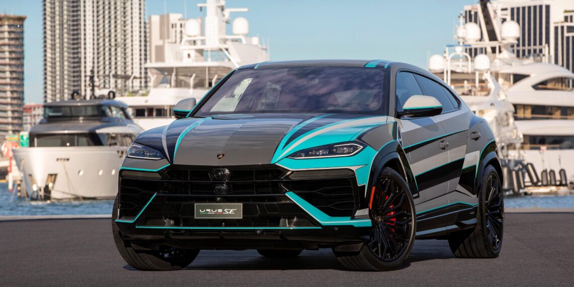 Lamborghini Debuts A Miami-Inspired Urus SE At Art Basel 2024