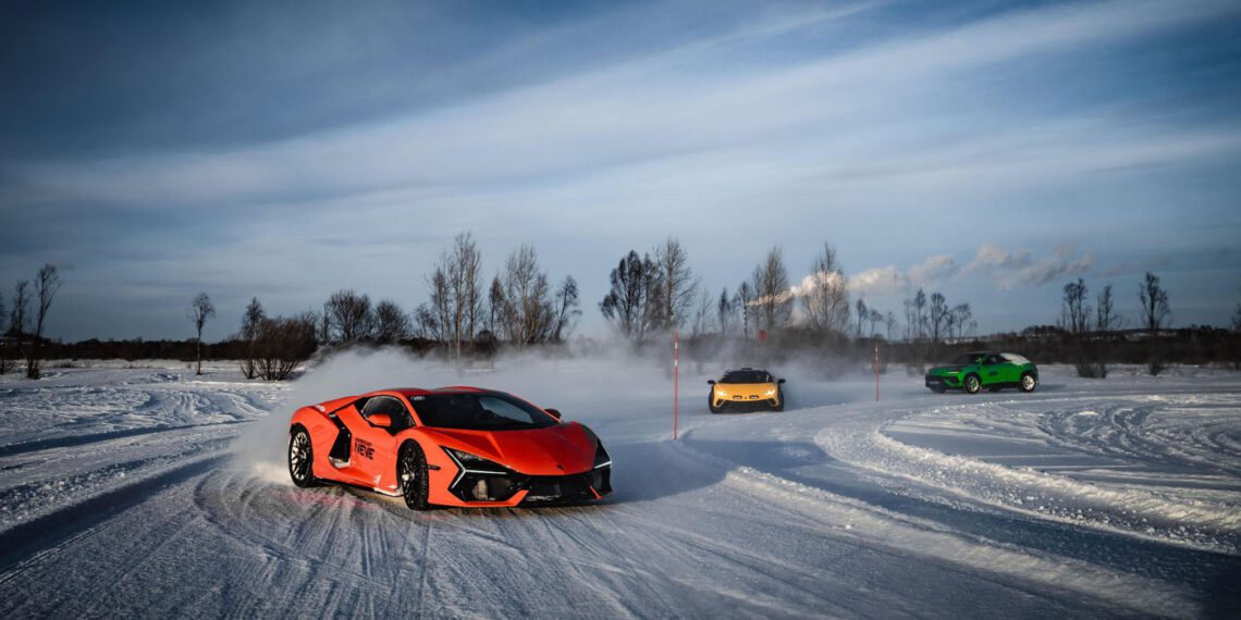 Lamborghini Debuts Snow Driving Event In Inner Mongolia