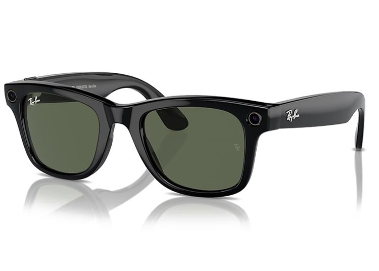 These black sunglasses feature dark lenses and a discreet camera on one side, making them a sleek choice for tech enthusiasts. As featured in the duPont REGISTRY's 2024 Holiday Gift Guide, they're the perfect blend of style and functionality.