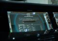 The sleek boat navigation screen showcases the "Shadow 1200" details, enhanced metrics, and status. In the Black Ops Signature Edition style by BRABUS, it combines sophisticated design with cutting-edge technology for unparalleled control on the waters.
