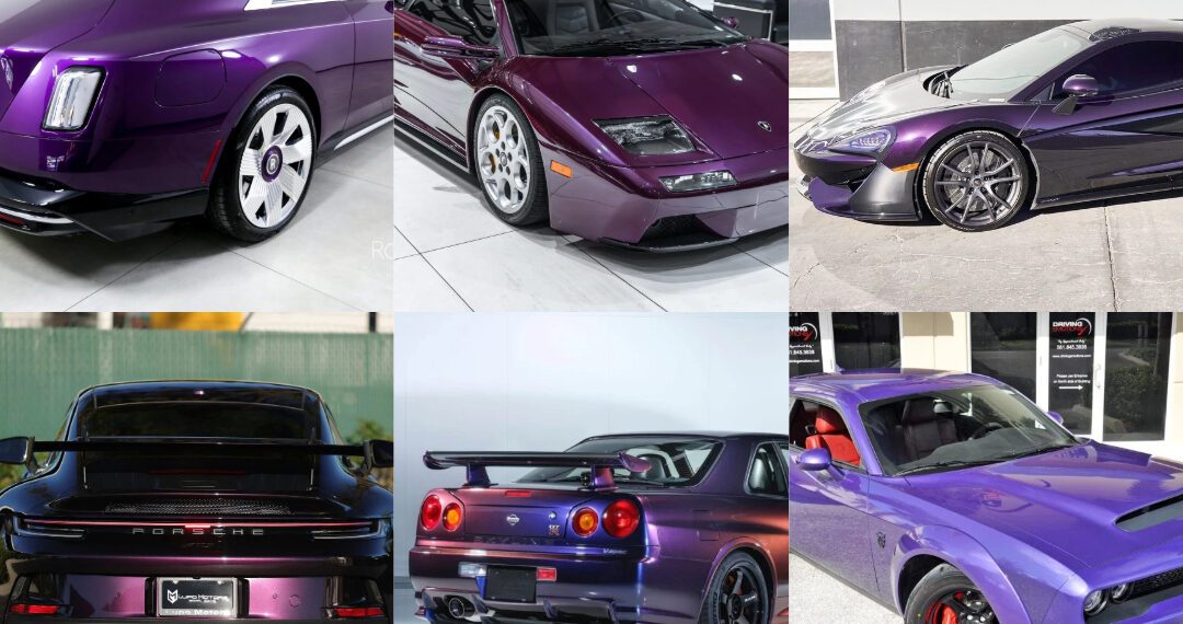 Unleash Your Inner Royalty: The Best Purple Supercars For Sale Today