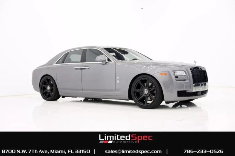 Discover elegance in motion with this gray luxury sedan, featuring sleek black wheels and showcased in a pristine white studio. Perfectly blending sophistication with practicality, this vehicle is the epitome of affordable luxury sedans. Now available for sale!.