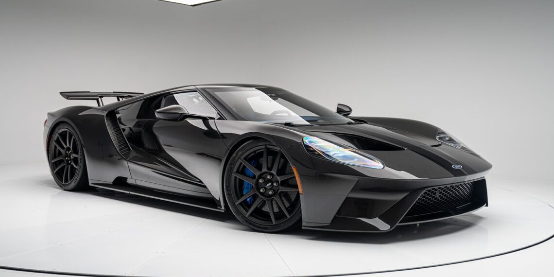 Stunning Ford GT Liquid Carbon Edition With “Ghosted Stripes” For Auction on SOMO