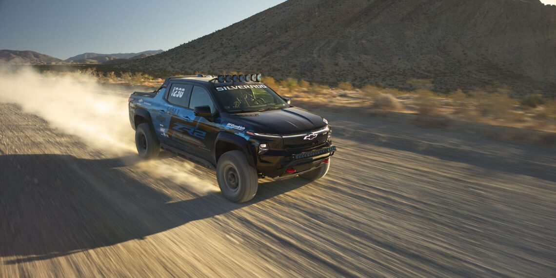 Chevrolet Silverado EV ZR2 Off-Road Race Truck Concept Enters Mint 400
