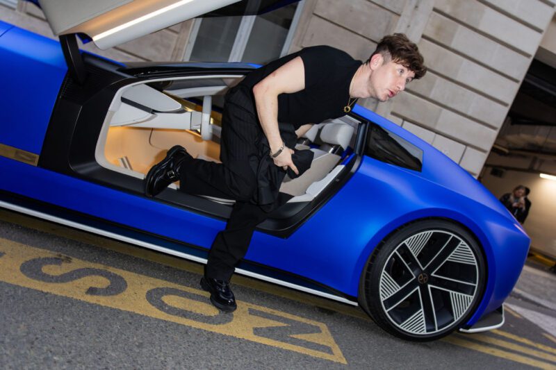 Celebrities Drive The Jaguar Type 00 Concept At Paris Fashion Week Celebrities Drive The Jaguar Type 00 Concept At Paris Fashion Week