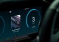 Car digital dashboard display showing current song "Pinewood North" by Fifth & Fable, speedometer, temperature, and gear in Sport mode—similar to innovations as Aston Martin becomes first automaker to debut Apple CarPlay Ultra.