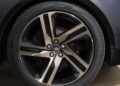 Close-up view of a Land Rover vehicle wheel with a black and silver alloy rim and visible tire tread, marking 35 years of Discovery with the Gemini and Tempest Special Editions.