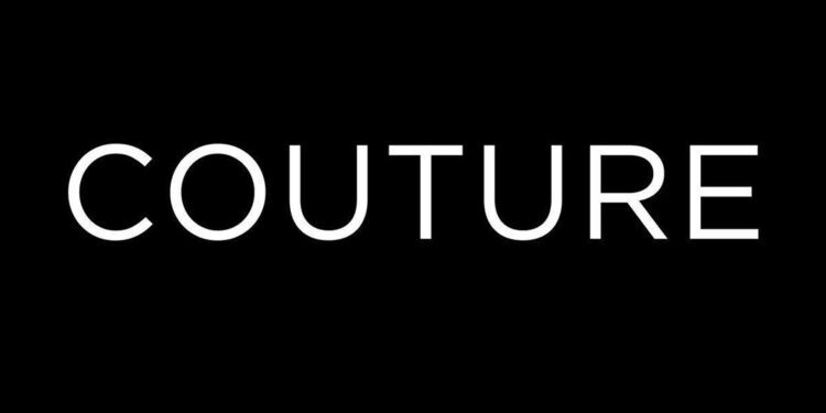 The word "COUTURE 2025" in bold, white, uppercase letters is centered on a solid black background, evoking the elegance of fine jewelry and luxury watches.
