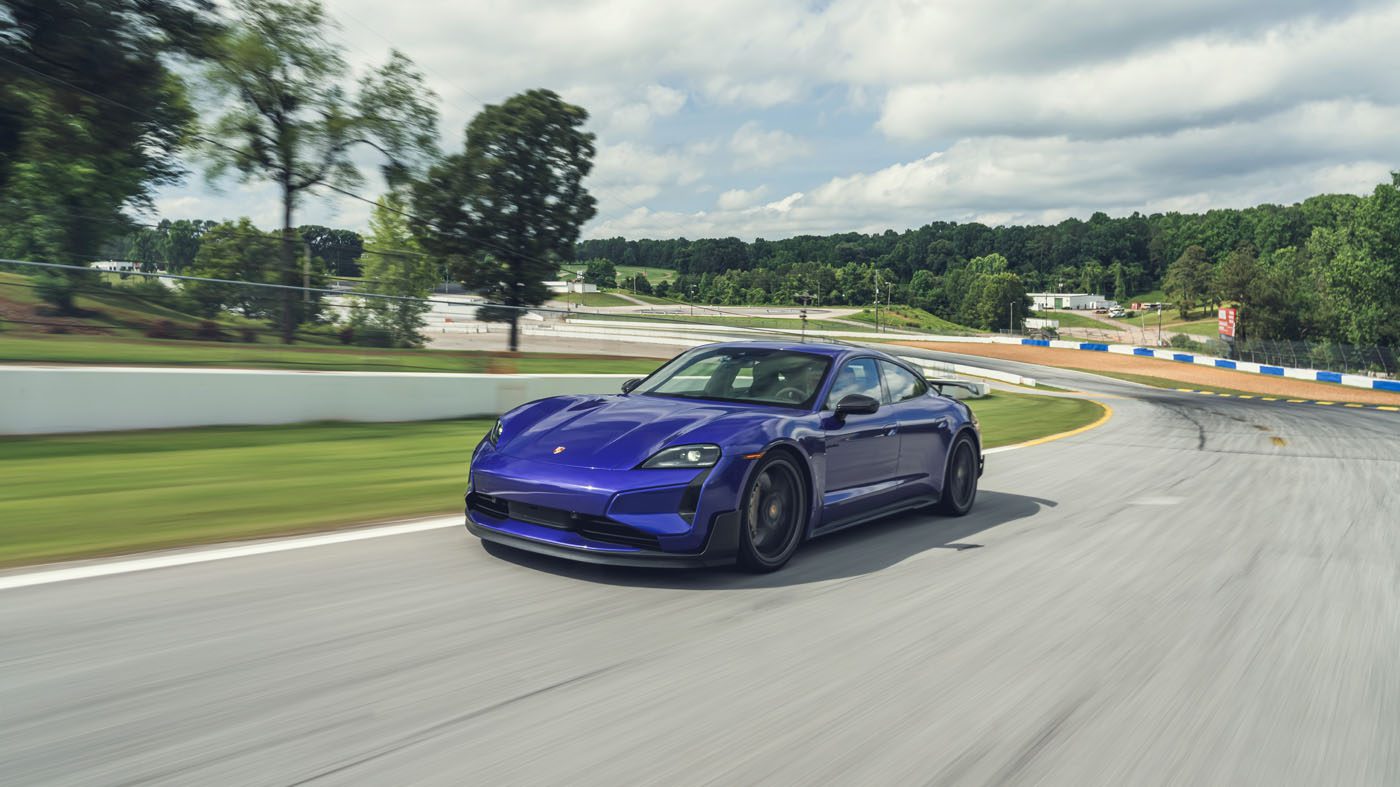 Porsche Taycan Turbo GT Breaks Road Atlanta Production EV Lap Record Porsche Taycan Turbo GT Breaks Road Atlanta Production EV Lap Record