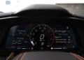 Digital dashboard display of the 2025 Chevrolet Corvette ZR1 showing speedometer at 0 mph, tachometer, turbo boost, tire status, maintenance, and oil and fluid life info—1,064HP supercar now for sale.