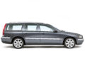 A side view of a gray Volvo V60 Cross Country station wagon on a white background, marking one of the final U.S. orders for this iconic Volvo wagon.