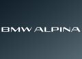 The image displays the words "BMW ALPINA" in white, modern font on a dark blue gradient background.